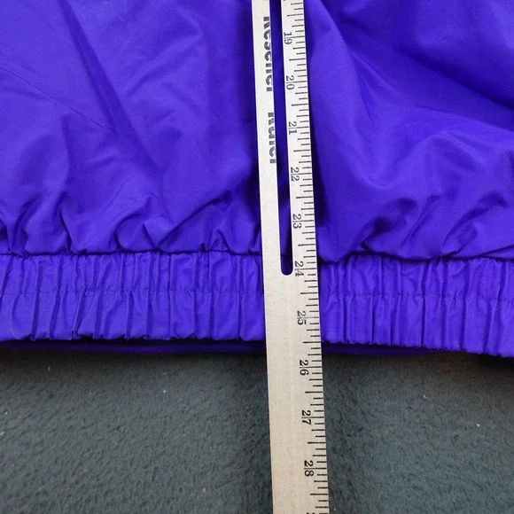 Vintage Columbia Jacket Mens Large Purple Teal Bugaboo Fleece Lined Nylon 90s - Picture 15 of 15